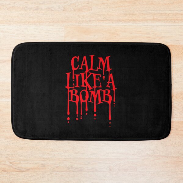 Item preview, Calm Like Bomb Paradox Irony Humor Explosive Intensity designed and sold by shirt-o-mat.