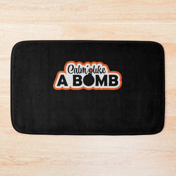 Item preview, Calm Like Bomb Paradox Irony Humor Explosive Intensity designed and sold by shirt-o-mat.