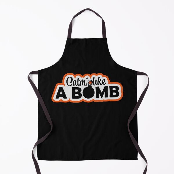 Item preview, Calm Like Bomb Paradox Irony Humor Explosive Intensity designed and sold by shirt-o-mat.