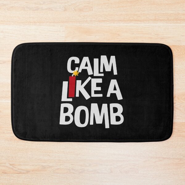 Item preview, Calm Like Bomb Paradox Irony Humor Explosive Intensity designed and sold by shirt-o-mat.