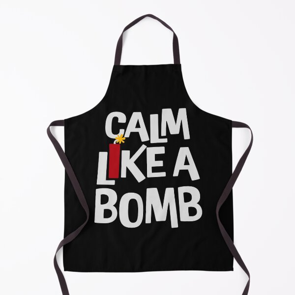 Item preview, Calm Like Bomb Paradox Irony Humor Explosive Intensity designed and sold by shirt-o-mat.