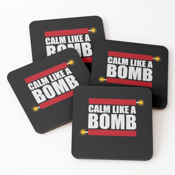 Item preview, Calm Like Bomb Paradox Irony Humor Explosive Intensity designed and sold by shirt-o-mat.