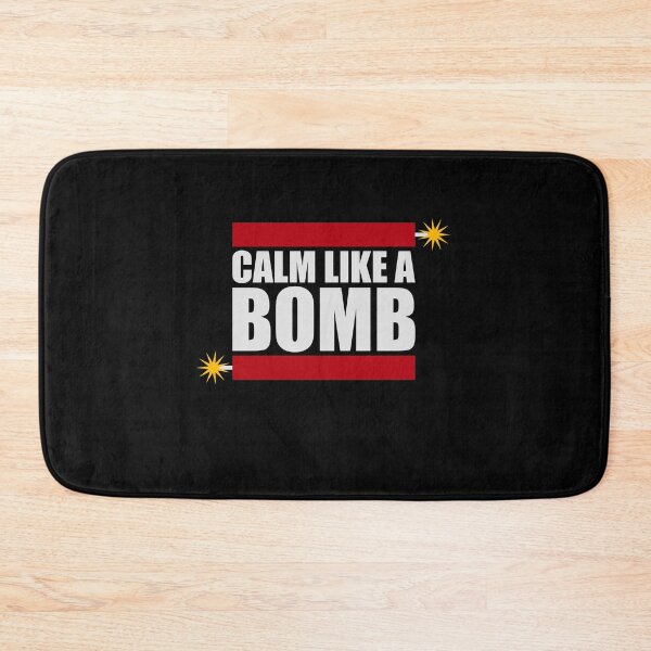 Item preview, Calm Like Bomb Paradox Irony Humor Explosive Intensity designed and sold by shirt-o-mat.