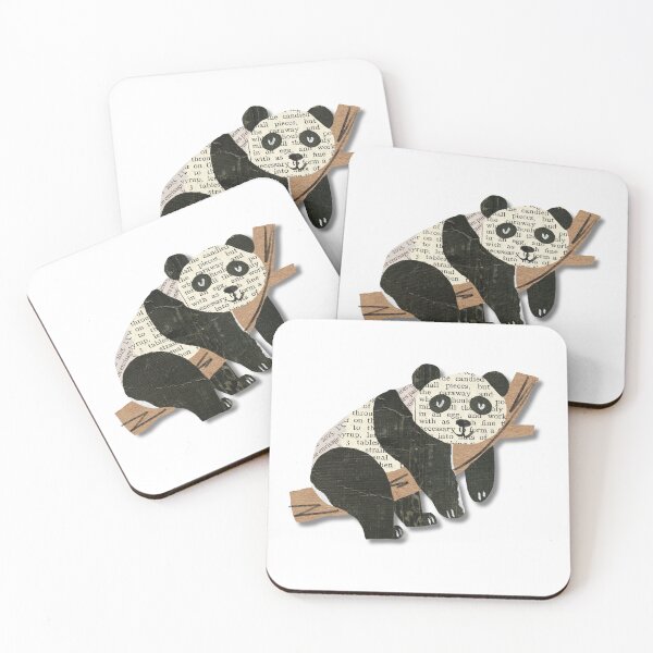 Item preview, Collage Paper Panda designed and sold by Khadigadesings.
