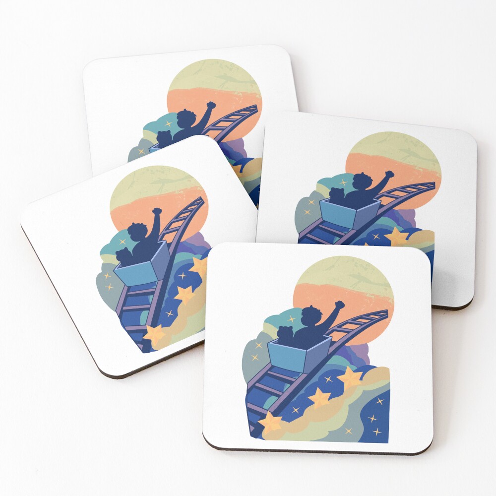 Item preview, Coasters (Set of 4) designed and sold by RigyIllustrates.