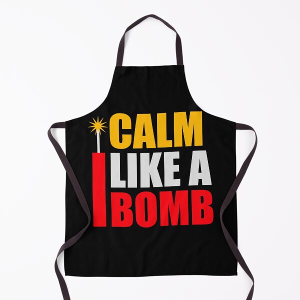Item preview, Calm Like Bomb Paradox Irony Humor Explosive Intensity designed and sold by shirt-o-mat.