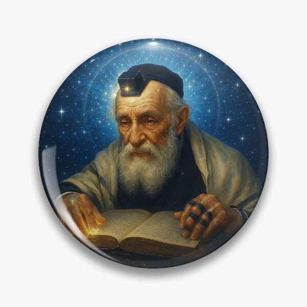 Item preview, Judaica Art Portret Rabbi Moshe Feinstein: The Scholar of the Stars designed and sold by YG - YiddisheGesheft.