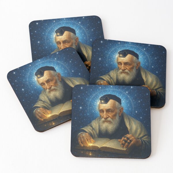 Item preview, Judaica Art Portret Rabbi Moshe Feinstein: The Scholar of the Stars designed and sold by YG - YiddisheGesheft.