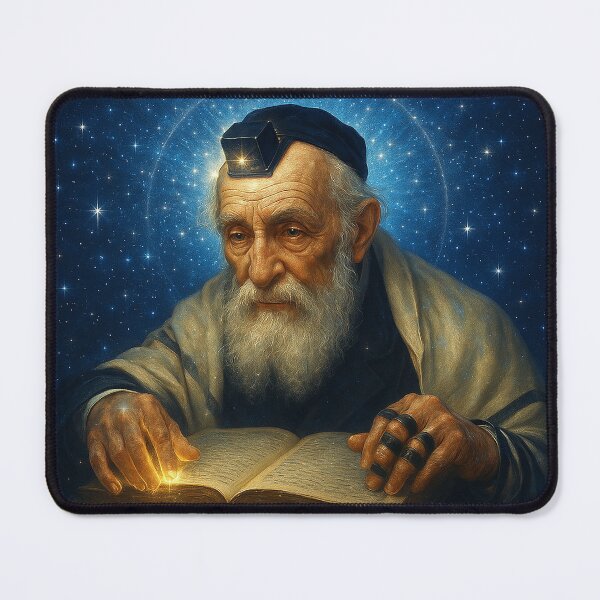 Item preview, Judaica Art Portret Rabbi Moshe Feinstein: The Scholar of the Stars designed and sold by YG - YiddisheGesheft.