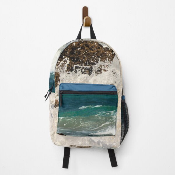 Item preview, waves crashing against the rocks on the beach designed and sold by felipequeiroz.