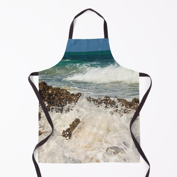 Item preview, waves crashing against the rocks on the beach designed and sold by felipequeiroz.