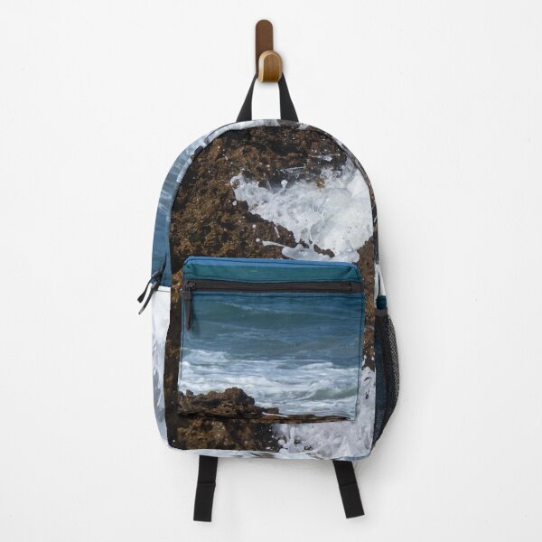 Item preview, waves crashing against the rocks on the beach 2 designed and sold by felipequeiroz.