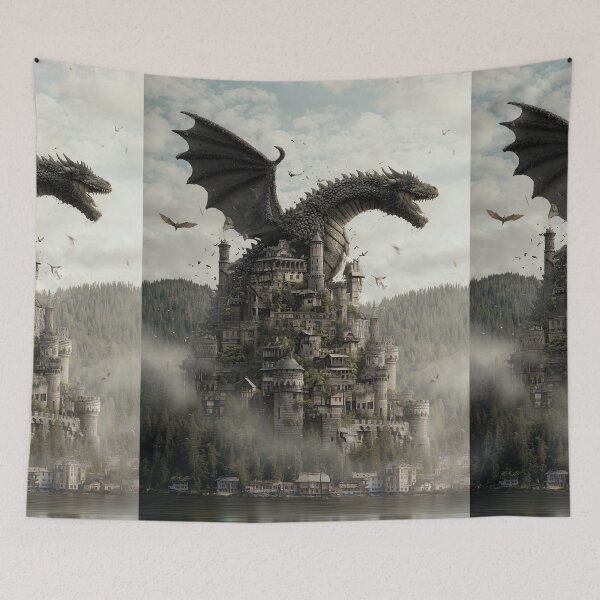 Item preview, Dragon on the Rooftop of the World designed and sold by Piotrek0001.