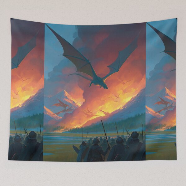Item preview, Wings Over the Burning Horizon designed and sold by Piotrek0001.