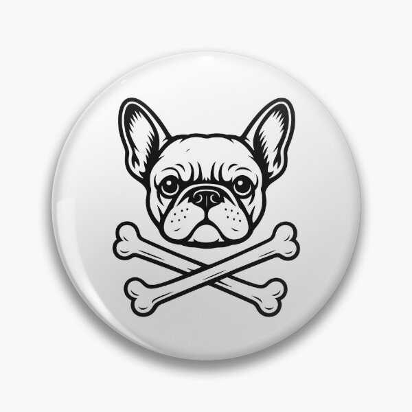 Item preview, Frenchie Bones Club – Pirate Pup Design designed and sold by ClassroomInk.