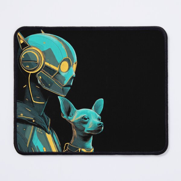 Item preview, Neon Robot & Loyal Pup designed and sold by TicoTuftCR.