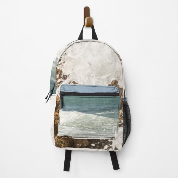 Item preview, waves crashing against the rocks on the beach 3 designed and sold by felipequeiroz.