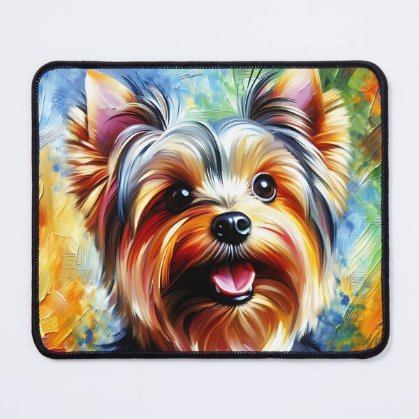 Item preview, Silky Terrier Dog Portrait Acrylic Art Print Pet Portrait Gift for Silky Lovers designed and sold by Puppy Puzzles Plus.