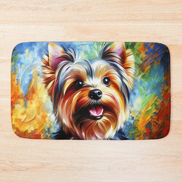 Item preview, Silky Terrier Dog Portrait Acrylic Art Print Pet Portrait Gift for Silky Lovers designed and sold by Puppy Puzzles Plus.