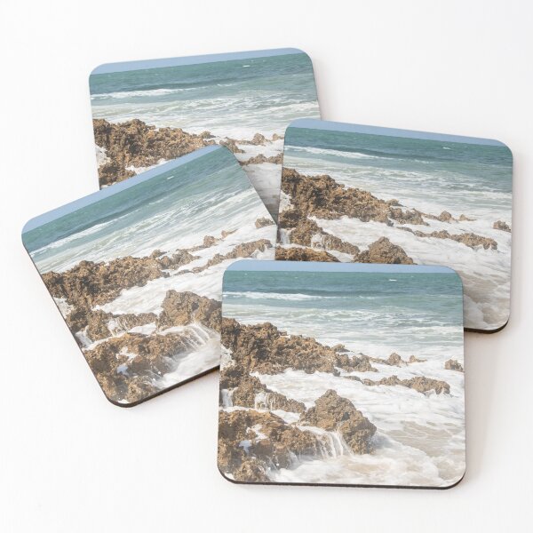 Item preview, waves crashing against the rocks on the beach 4 designed and sold by felipequeiroz.