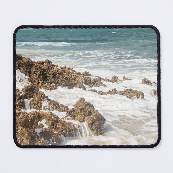 Item preview, waves crashing against the rocks on the beach 4 designed and sold by felipequeiroz.