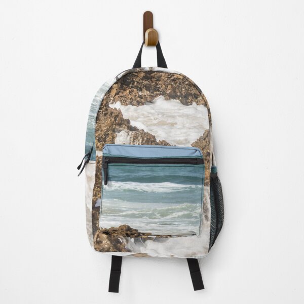 Item preview, waves crashing against the rocks on the beach 4 designed and sold by felipequeiroz.
