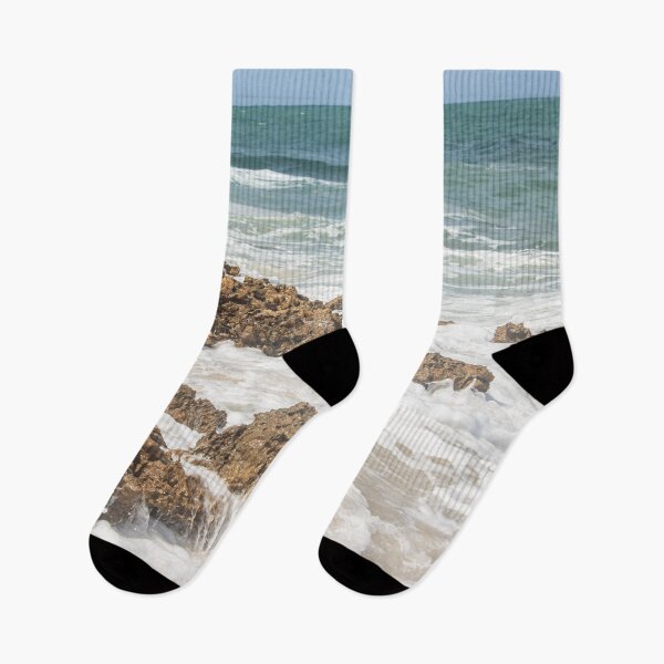 Item preview, waves crashing against the rocks on the beach 4 designed and sold by felipequeiroz.