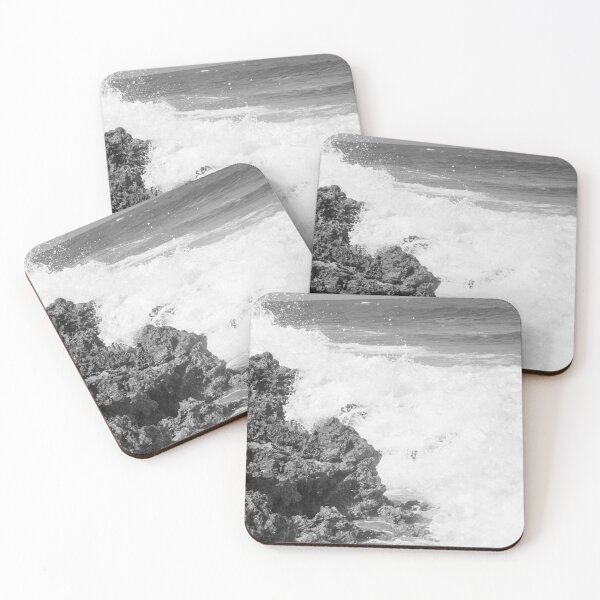Item preview, waves crashing against the rocks on the beach 5 designed and sold by felipequeiroz.