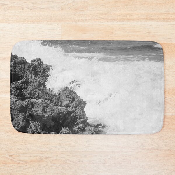 Item preview, waves crashing against the rocks on the beach 5 designed and sold by felipequeiroz.