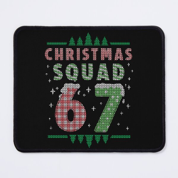 Item preview, Christmas Squad 67 Ugly Sweater Funny Gen Z Christmas Meme Design designed and sold by Dmetalx Art Apparel.