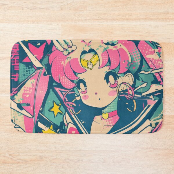 Item preview, Chibiusa Retro Halftone Poster  designed and sold by AnimeArsenalPrints.