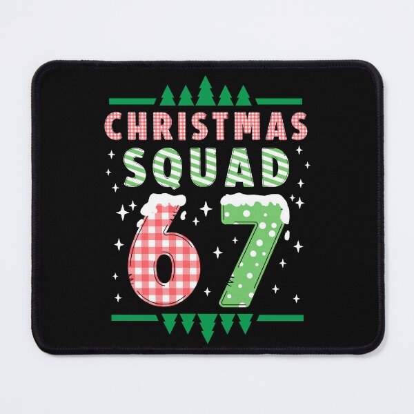 Item preview, Christmas Squad 67 Funny Gen Z Christmas Brainrot Meme for Groups Families designed and sold by Dmetalx Art Apparel.