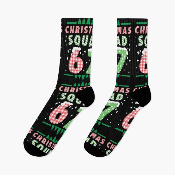 Item preview, Christmas Squad 67 Funny Gen Z Christmas Brainrot Meme for Groups Families designed and sold by Dmetalx Art Apparel.