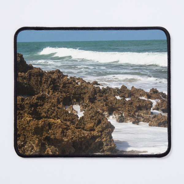 Item preview, waves crashing against the rocks on the beach 6 designed and sold by felipequeiroz.