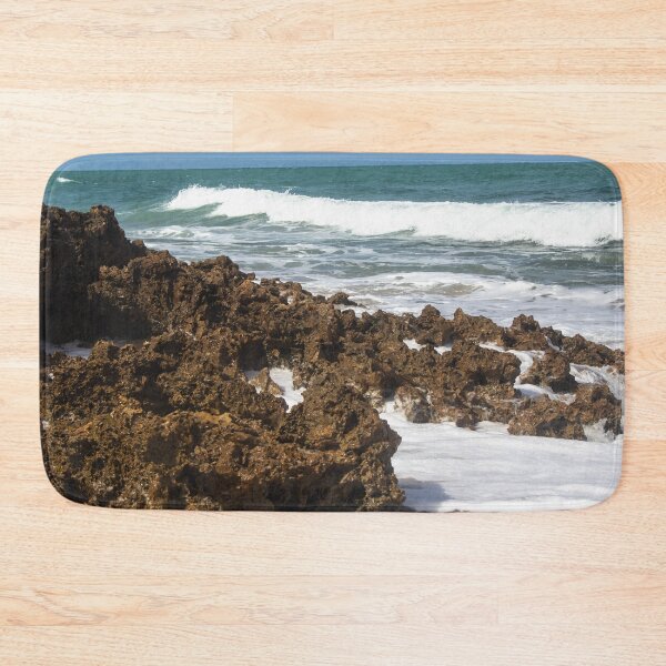 Item preview, waves crashing against the rocks on the beach 6 designed and sold by felipequeiroz.