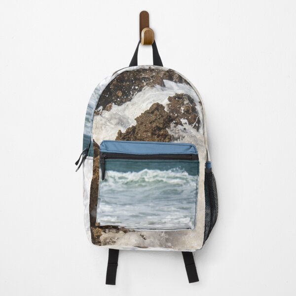 Item preview, waves crashing against the rocks on the beach 7 designed and sold by felipequeiroz.