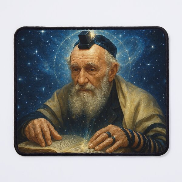 Item preview, Rabbi Moshe Feinstein: The Light of the Torah Universe - Judaica Art designed and sold by YG - YiddisheGesheft.