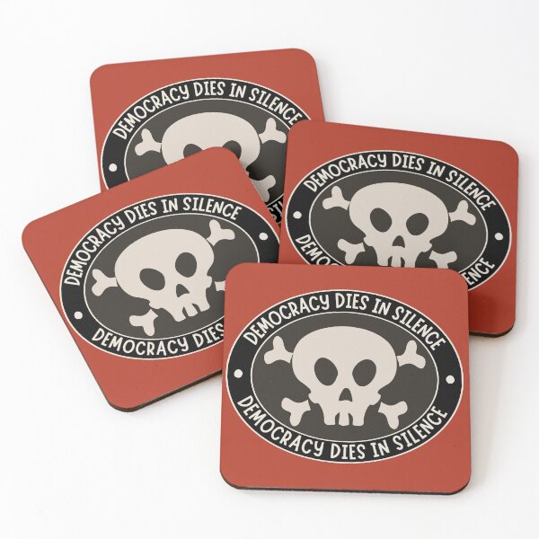 Item preview, Democracy Dies in Silence designed and sold by DesignCollectiv.