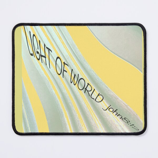 Item preview, Light of World John 8 Bible Text Faith designed and sold by MYTOPSHELF.