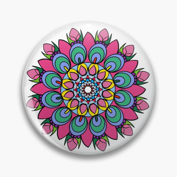 Item preview, Coloring page mandala outline drawing for art therapy and meditation. Circular ornament designed and sold by nongsao4.