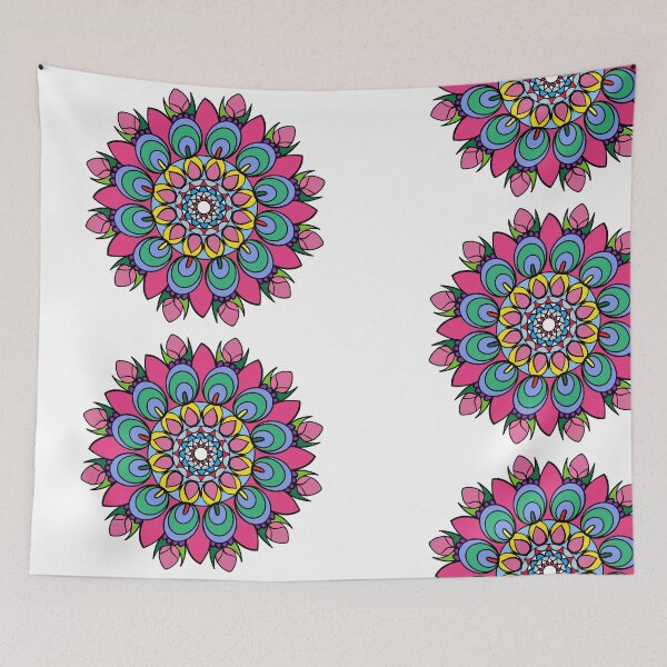 Item preview, Coloring page mandala outline drawing for art therapy and meditation. Circular ornament designed and sold by nongsao4.