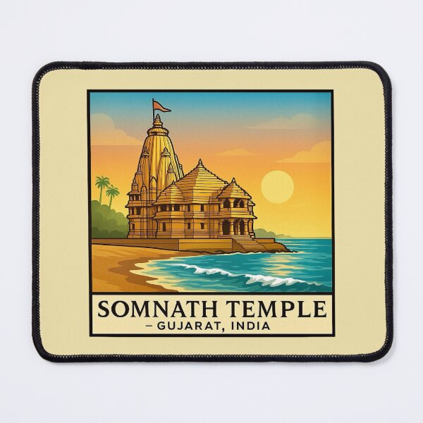 Item preview, Somnath Temple / Gujarat, India designed and sold by Myra365Art.