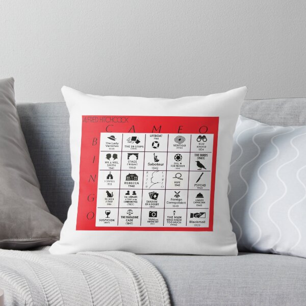 Item preview, Alfred Hitchcock™ Cameo Bingo Card designed and sold by WheelieGdArt.