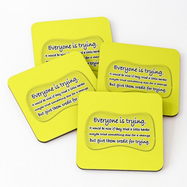 Item preview, Everyone is trying theoretically, yellow designed and sold by mntimg.