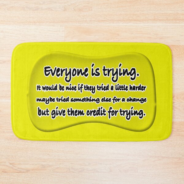 Item preview, Everyone is trying theoretically, yellow designed and sold by mntimg.