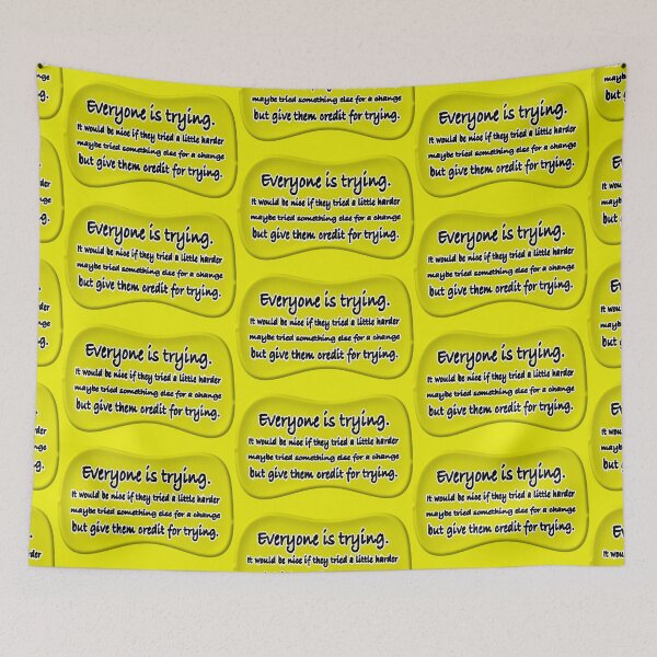 Item preview, Everyone is trying theoretically, yellow designed and sold by mntimg.