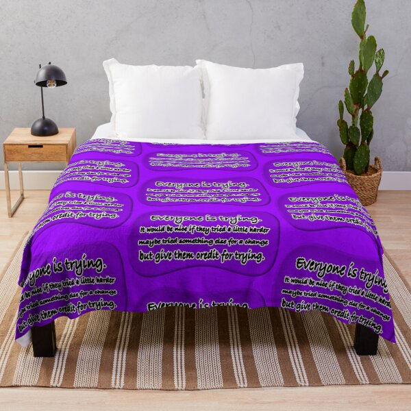 Item preview, Everyone is trying theoretically, violet designed and sold by mntimg.