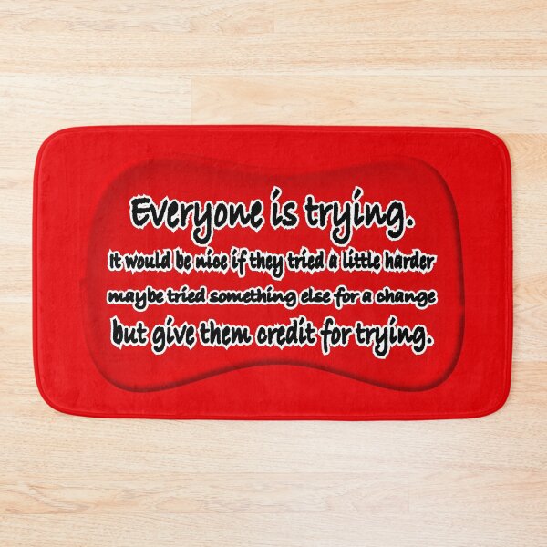 Item preview, Everyone is trying theoretically, red designed and sold by mntimg.