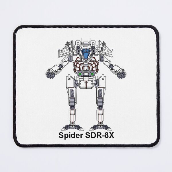 Item preview, Spider SDR-8X (White) - Inner Sphere BattleMech designed and sold by DagleysDesigns.