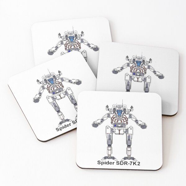 Item preview, Spider SDR-7K2 (White) - Inner Sphere BattleMech designed and sold by DagleysDesigns.
